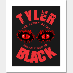 BDW TYLER BLACK Posters and Art